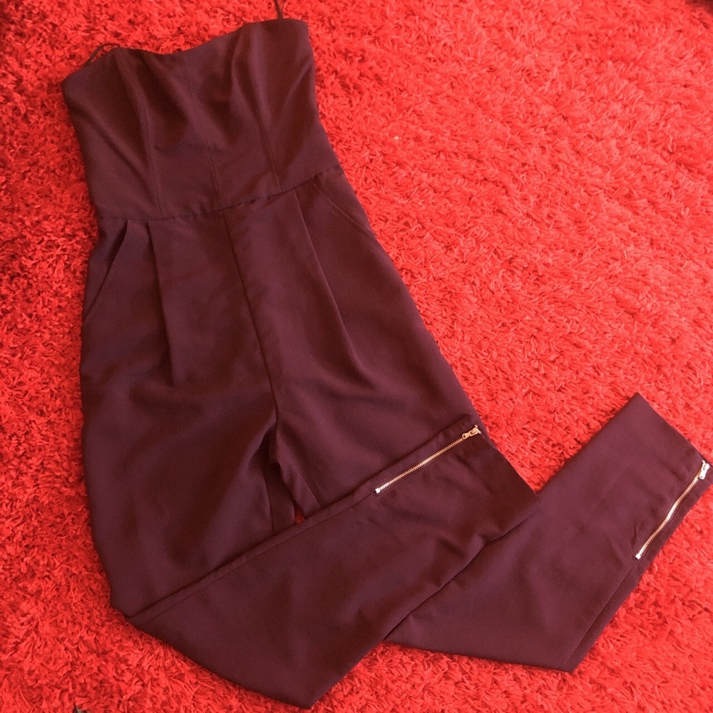 Plum Rachel Roy jumpsuit in size 0.